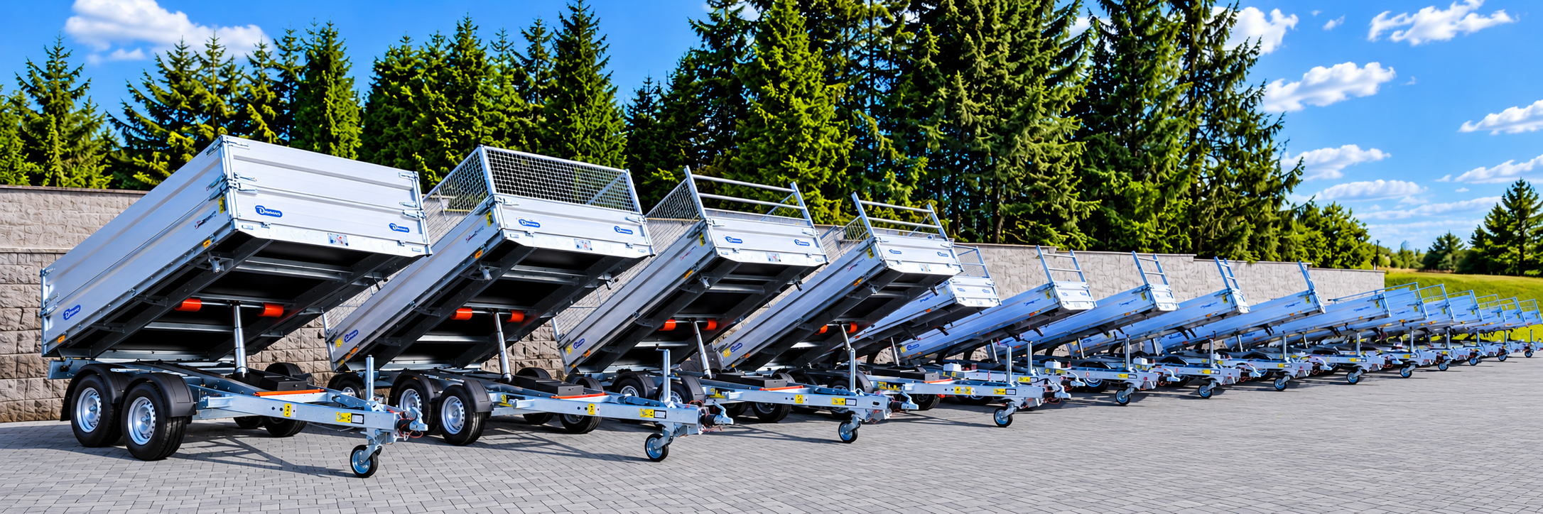 Debon PW Kippanhänger von 750 bis 3500 kg – PKtechnik Trailers